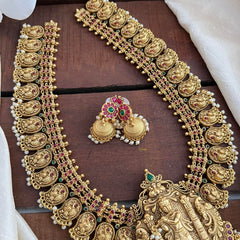 Premium Krishna Long Neckpiece-Pearls-G13472