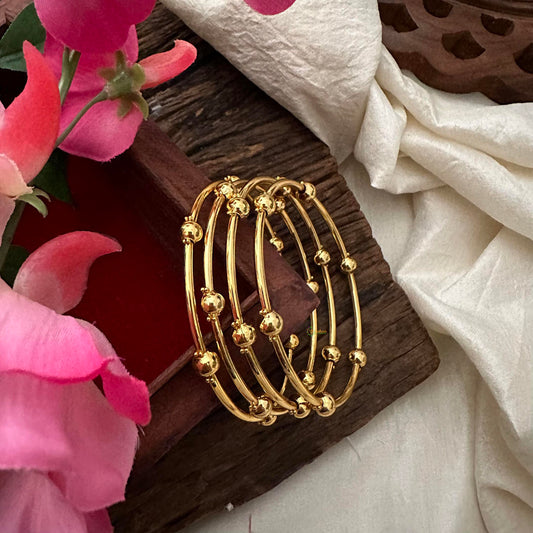 Unique Gold Look Alike Daily Wear Bangles-G13174