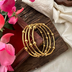 Unique Gold Look Alike Daily Wear Bangles-G13174