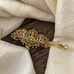 Gold Alike AD Stone Lakshmi Hairclip -G12342