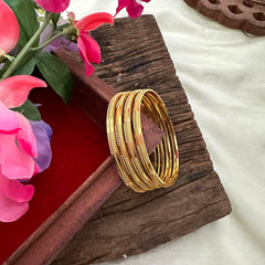 Stylish Gold Look Alike Daily Wear Bangles-G13178