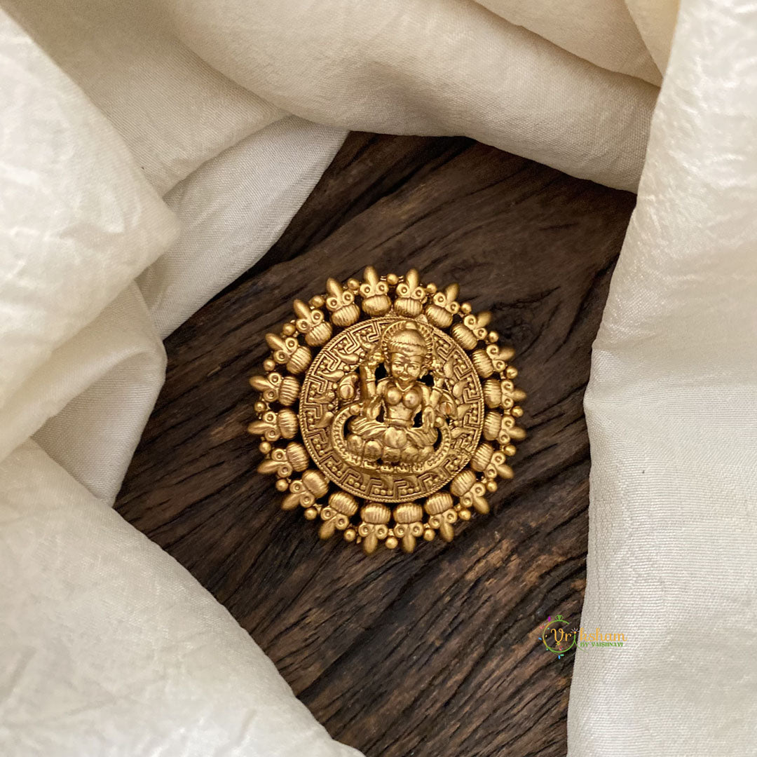 Antique Gold Look Alike Lakshmi Jada Bun Billai-G12409