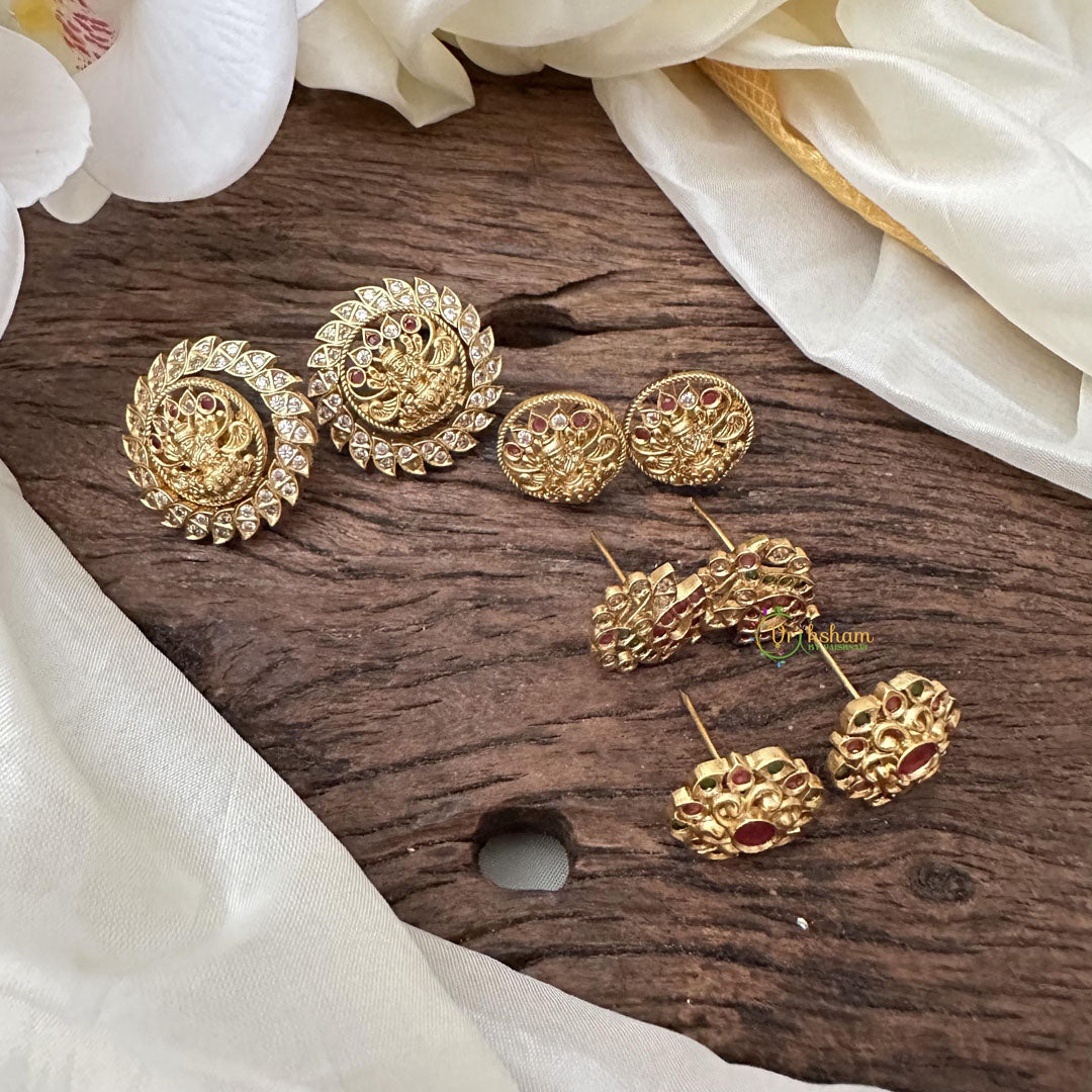 Exquisite Gold Look Alike Interchangeable Studs-G14535