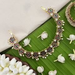 Vriksham Precious Kemp Short Neckpiece-Pearl-G18546