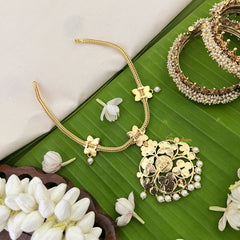 Vriksham Red Green Precious Kemp Addigai-Pearl-G18536