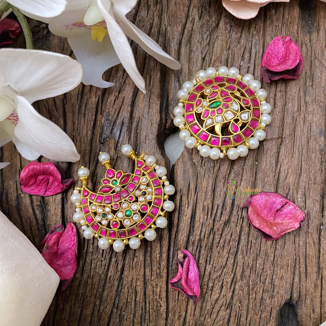 Vriksham Antique Kundan Jadau Chandran & Suryan -J2854