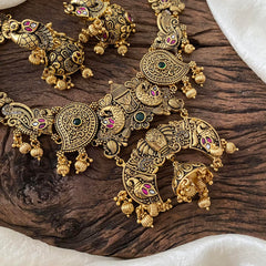 Authentic Real Gold Inspired Temple Neckpiece - G12482