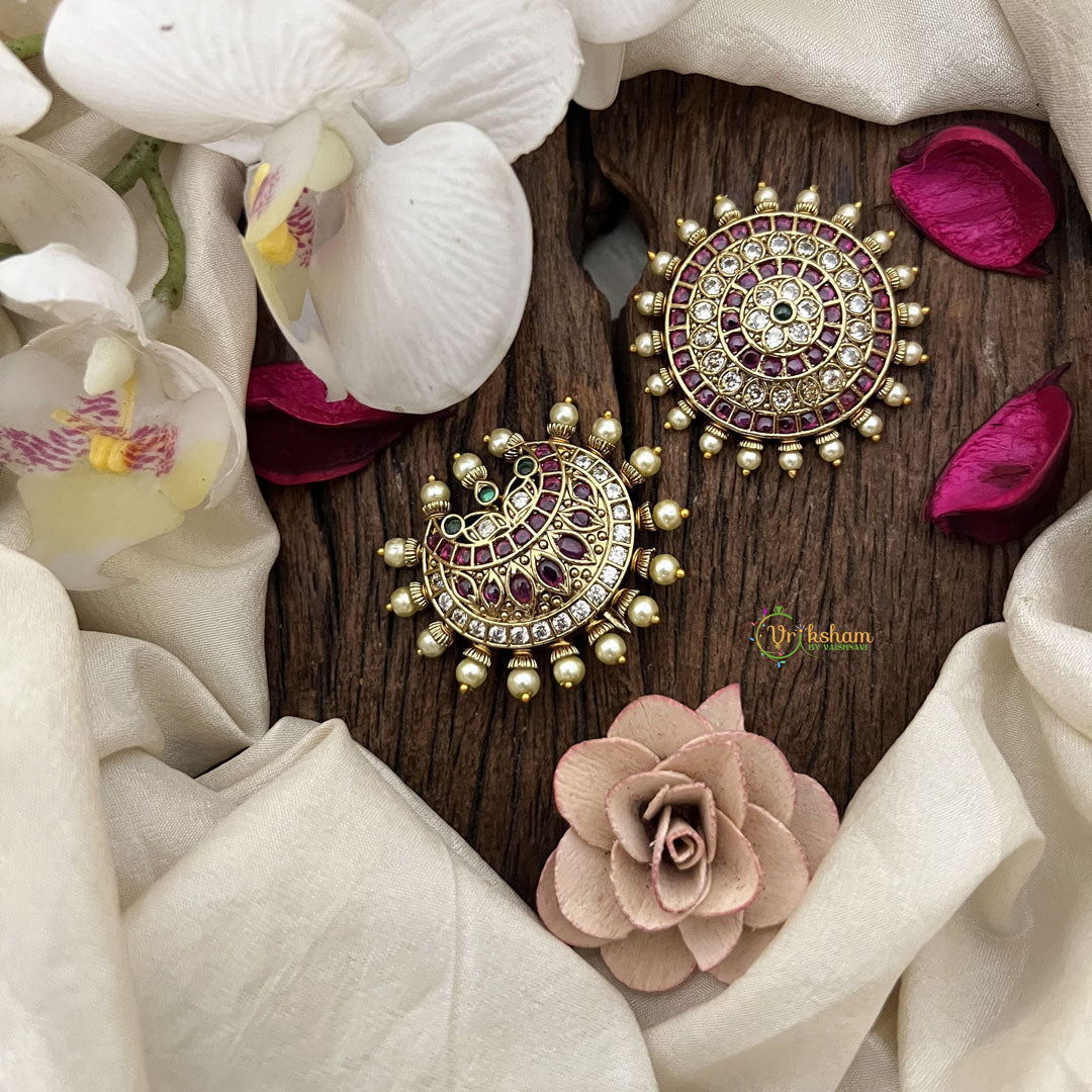 Vriksham South Indian Bridal Chandran & Suryan Billai-Pearl-G19330