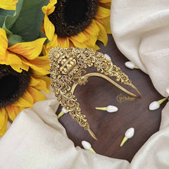 Vriksham Gold Alike Floral & Laef Style Nakshi Lakshmi  Vangi -Temple Armlet-G21003