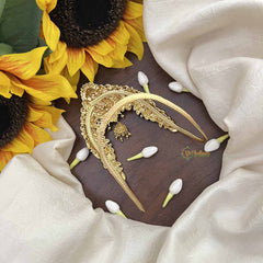 Vriksham Gold Alike Floral & Laef Style Nakshi Lakshmi  Vangi -Temple Armlet-G21003