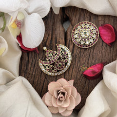 Vriksham Ethereal Moon & Bloom Red Ruby Chandran & Suryan Billai-G19345