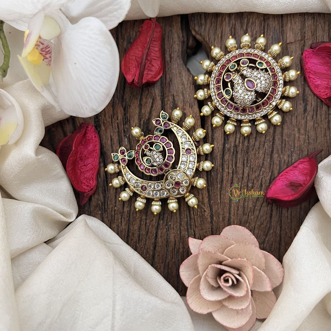 Vriksham Dual Peacock With Pearl Design Chandran & Suryan Billai-G19343