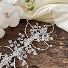 Crystal Silver Bridal Hair Accessories-H630