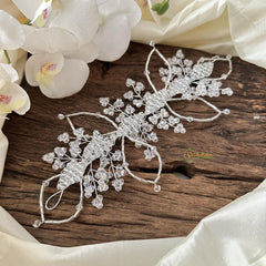 Crystal Silver Bridal Hair Accessories-H630