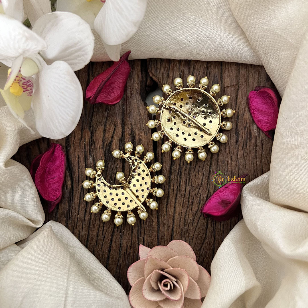 Vriksham Elegant Dual Motif  Pearl Chandran & Suryan Billai-White Red-G19334