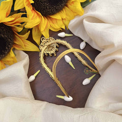 Vriksham AD Stone Lakshmi Floral Vanki/Armlet-Gold Bead-G21012