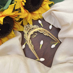 Vriksham Gold Alike Peacock Style Nakshi Lakshmi Vangi -Temple Armlet-Pearls-G21007