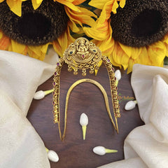 Vriksham Minimalist Gold Flral Style Nakshi Lakshmi Vangi -Temple Armlet-Gold Bead-G21009