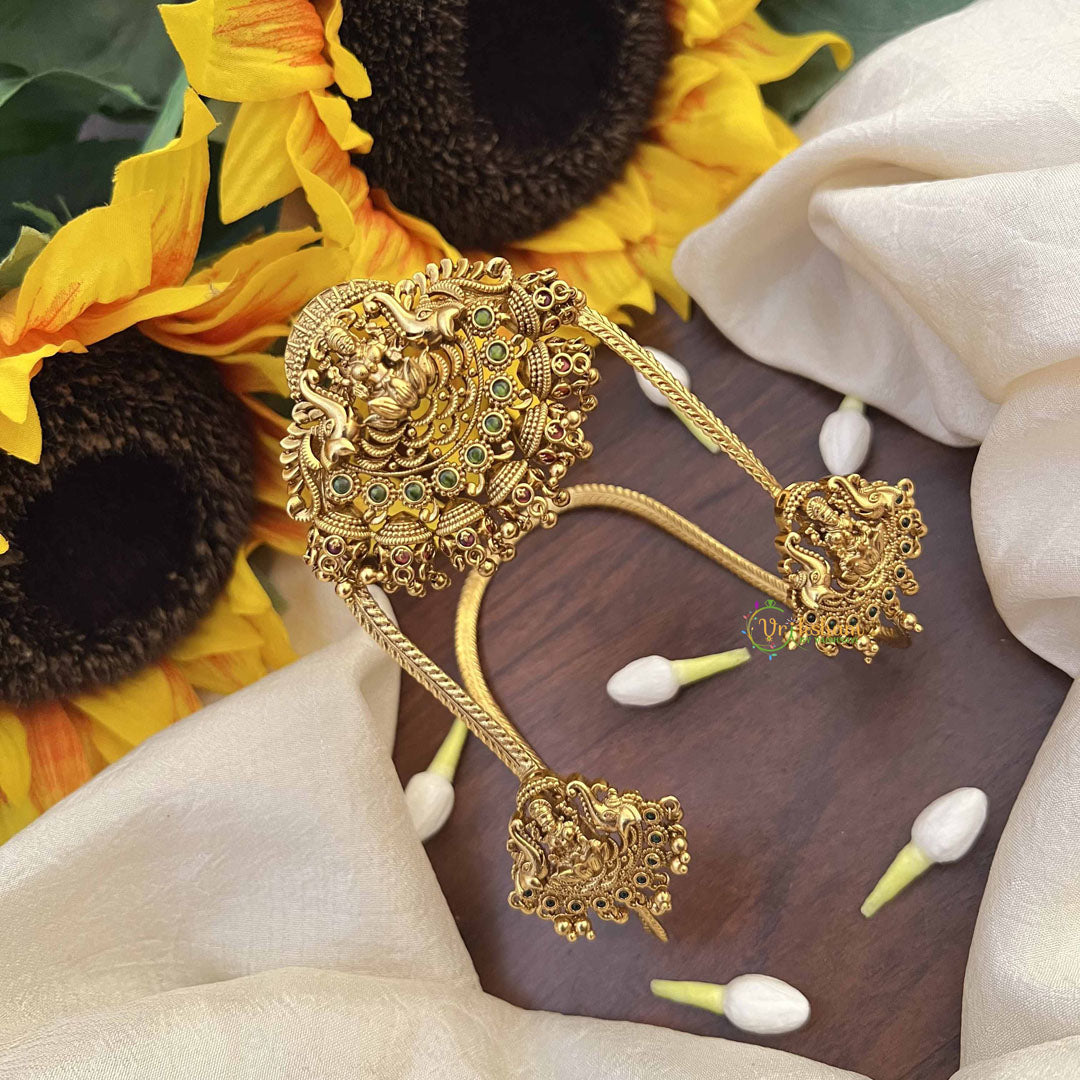 Vriksham Gold Alike Elephant Style Nakshi Jhumka Gold DropLakshmi Vangi -Temple Armlet-G21005