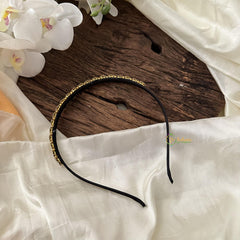 Black Ad Stone Head Band-Hair Accessories-H819