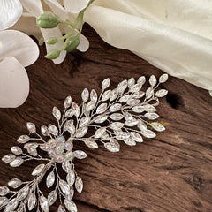 Crystal Silver Bridal Hair Accessories-H812