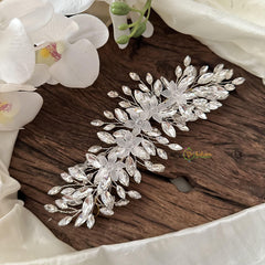 Crystal Silver Bridal Hair Accessories-H816