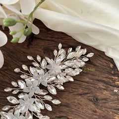 Crystal Silver Bridal Hair Accessories-H816