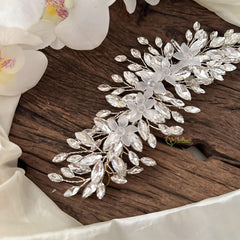 Crystal Silver Bridal Hair Accessories-H816