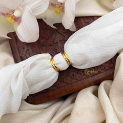 Vriksham Antique Finish Green Stone Adjustable Toe Rings-G21643