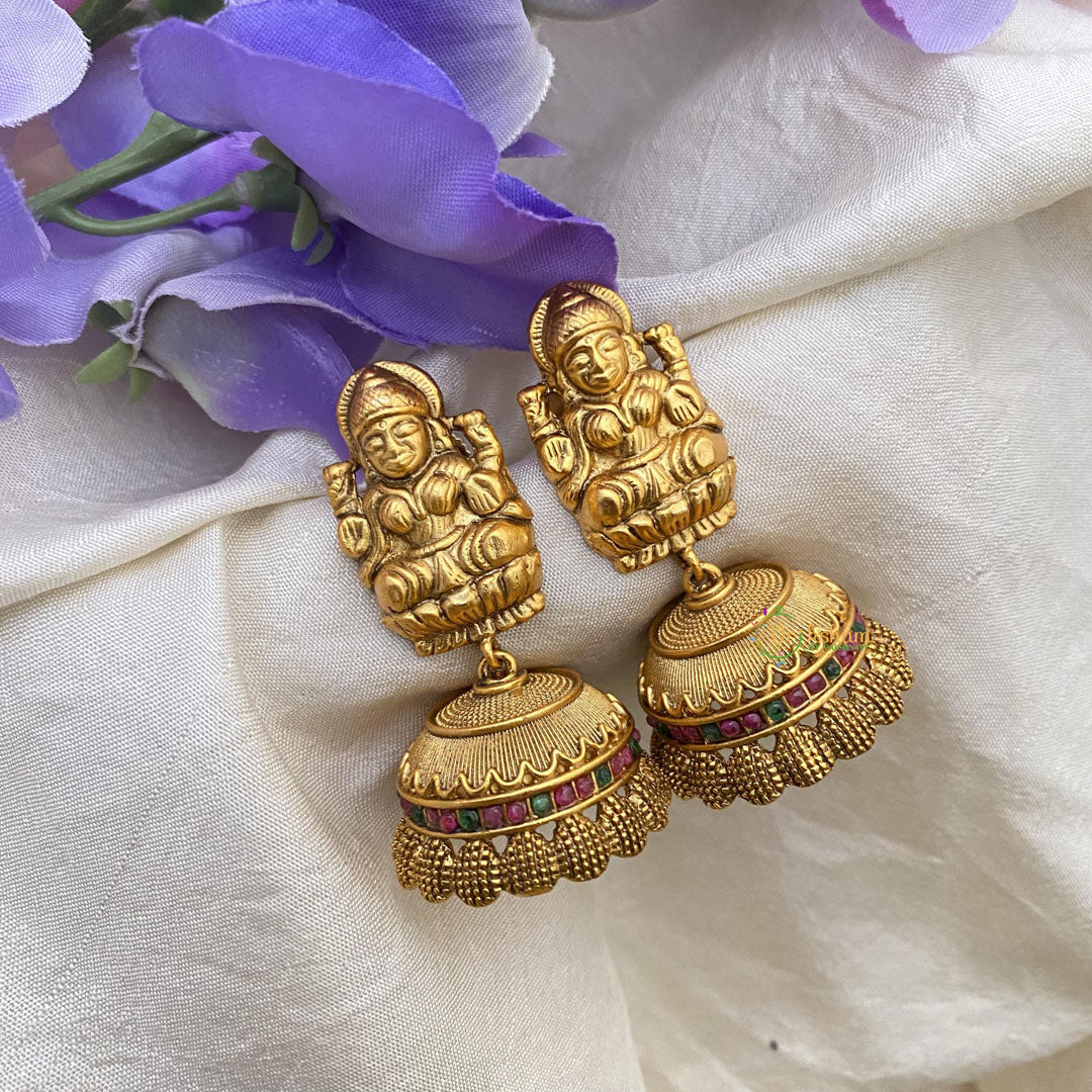 Antique Look Alike Lakshmi Jhumkas-G15124