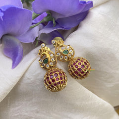 Trendy Gold Alike Small Jhumkas-G15138