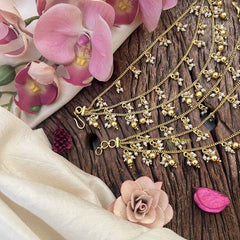 Vriksham Elegant Pearls & Gold Bead Style 3 Layered Strand Maatil-G21096