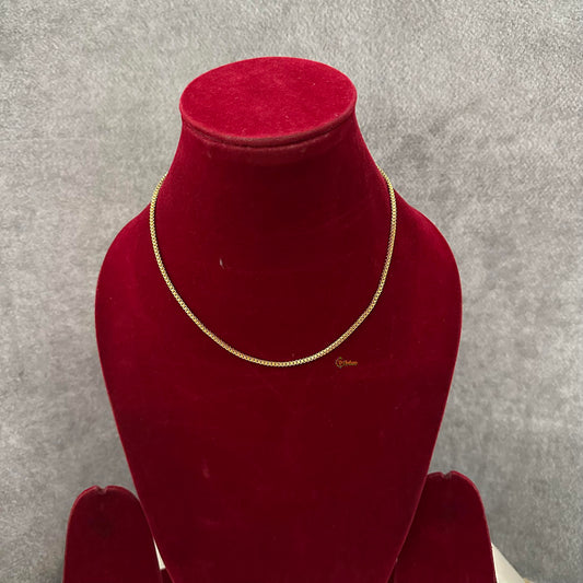 Simple Gold Look Alike Daily Wear Chain-Thin-G13238