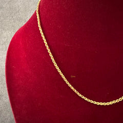 Simple Gold Look Alike Daily Wear Chain-G13234