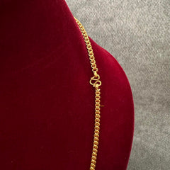 Premium Gold Look Alike Daily Wear Chain-Thick-G13237