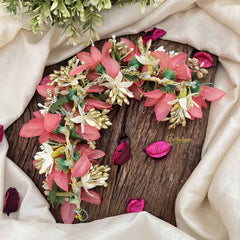 Vriksham Pitch Floral With  Beads Veni Gajra Flower Accessories-H1175
