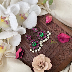 Vriksham Precious Kemp Flowral Earrings-G18609