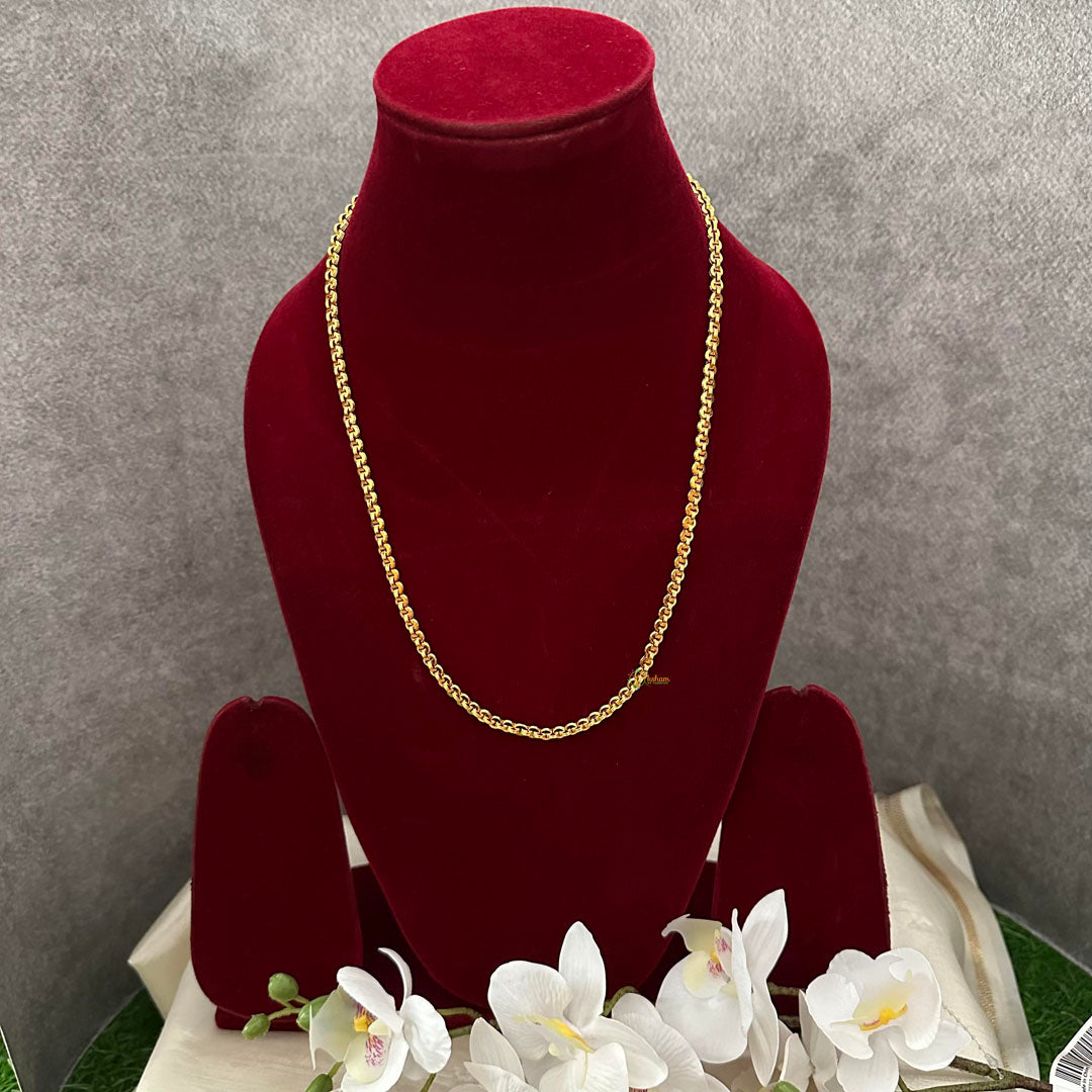 Stylish Gold Look Alike Daily Wear Chain-G13219