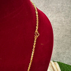 Intricate Gold Look Alike Daily Wear Chain-G13224