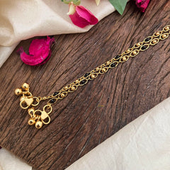 Gold Look Alike Anklets-Back bead-G14022