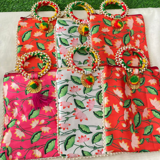 Return Gift Purses -Pichwai Prints-6 pieces Set-RG113