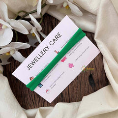 Vriksham Green and White Jasmine Flower Baby Headband Flower Accessories-KH1386