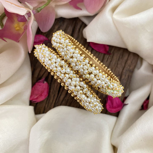 Vriksham Premium Cluster Pearl Bangle-G16508