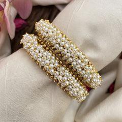 Vriksham Premium Cluster Pearl Bangle-G16508