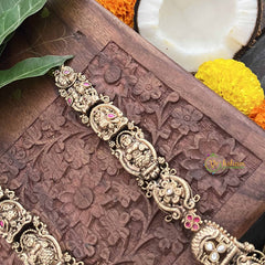 Vriksham Classic Bridal Lakshmi With Lion Style 1 gm Gold Long Neckpiece-G20303