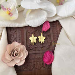 Vriksham Floral Fantasy Kundan Jadau Press Bugadi-Red Green & White-J3512