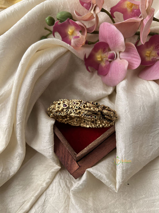 Antique Lakshmi Kada Bangle-Openable Bangles -G11926