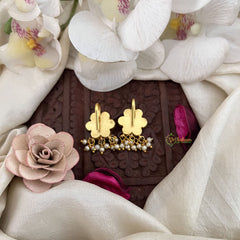 Vriksham Designer Jasmine Pearl Kundan Jadau Press Bugadi-Green-Pearl-J3542