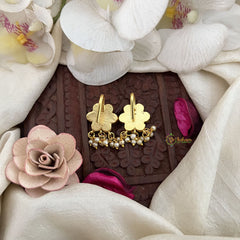 Vriksham Designer Jasmine Pearl Kundan Jadau Press Bugadi-Red-Pearl-J3541