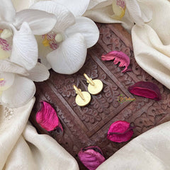 Vriksham Elegant Round  Style Kundan Jadau Press Bugadi-Red White-J3951